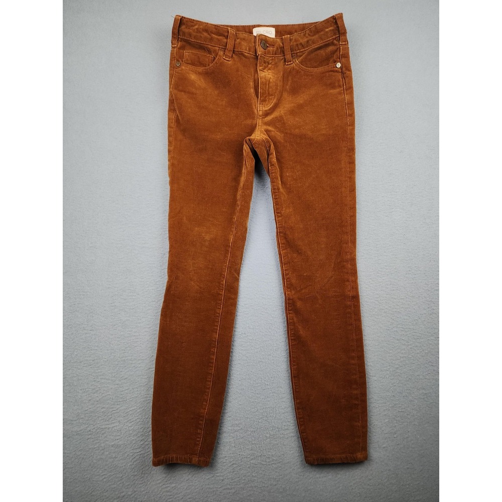 Pilcro Pants Womens 25 Brown Corduroy Skinny Ankle Stretch Casual 5 Pocket Chino